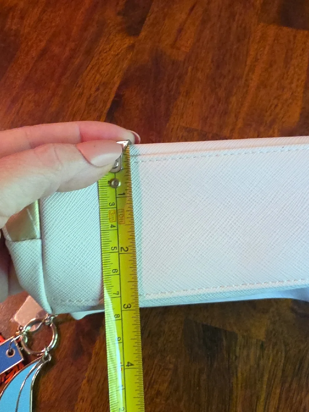 La Mer Cosmetic Bag With Enamel Key Chain Charm Brand New RARE